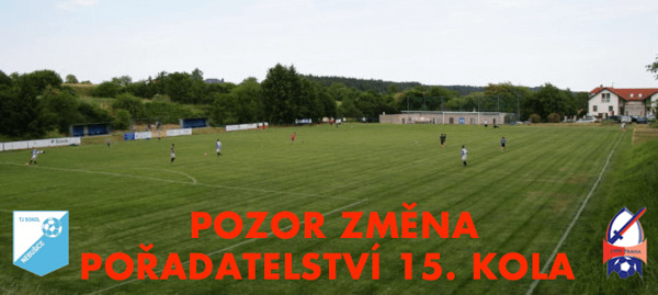 V posledním podzimním kole změna pořadatelství!