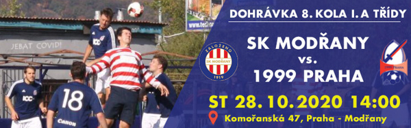 I zápas s Modřany odložen!